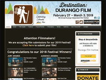 Tablet Screenshot of durangofilm.org